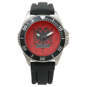 Montre Drapeau de l'Albanie