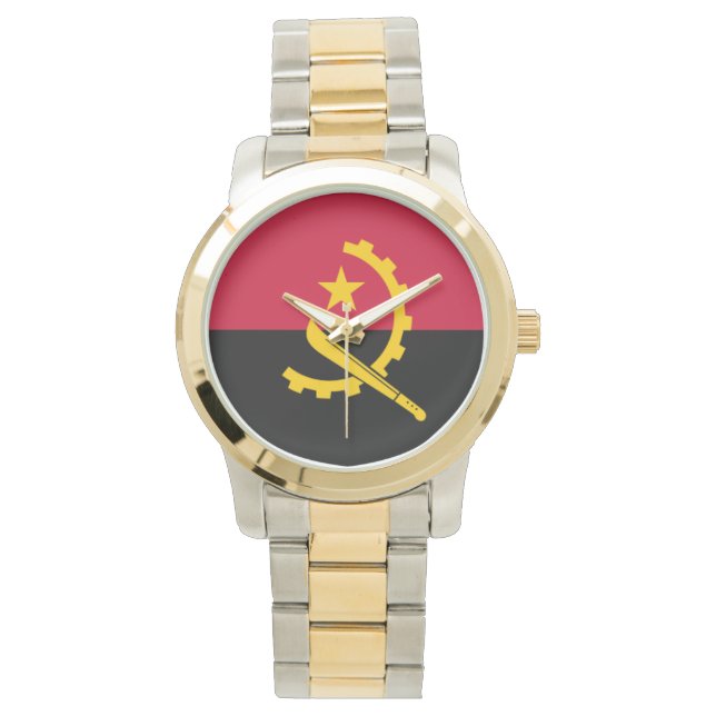 Montre Drapeau de l'Angola (devant)