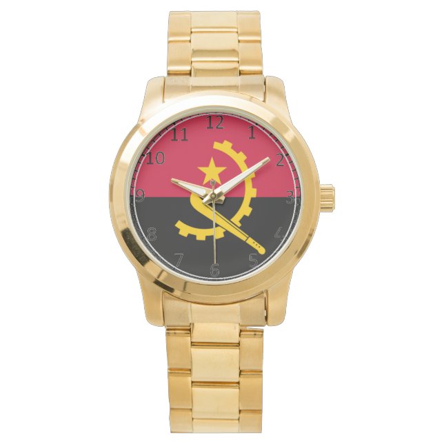 Montre Drapeau de l'Angola (devant)