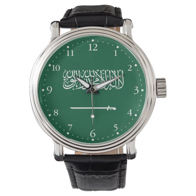 Montre Drapeau de l'Arabie saoudite (devant)