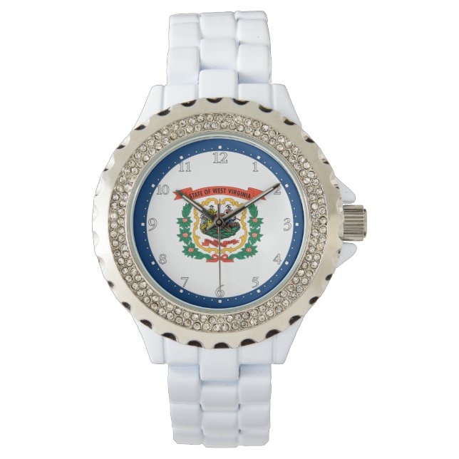 Montre Drapeau de l'État de Virginie occidentale (devant)
