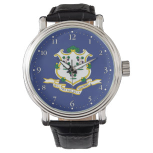 Montre Drapeau de l'État du Connecticut