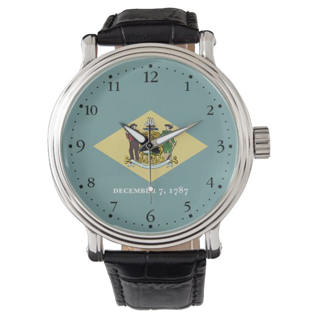 Montre Drapeau de l'État du Delaware (devant)