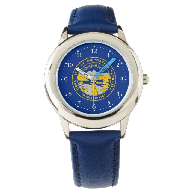 Montre Drapeau de l'État du Nebraska (devant)