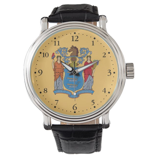Montre Drapeau de l'État du New Jersey (devant)
