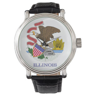 Montre Drapeau de l'Illinois