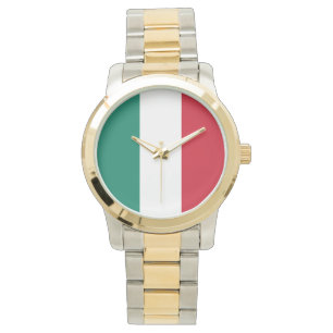 Montre Drapeau de l'Italie Italie IL italienne Tricolore