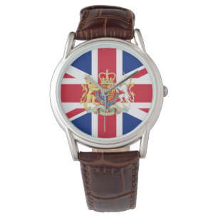 Montre Drapeau de l'Union britannique et crête royale