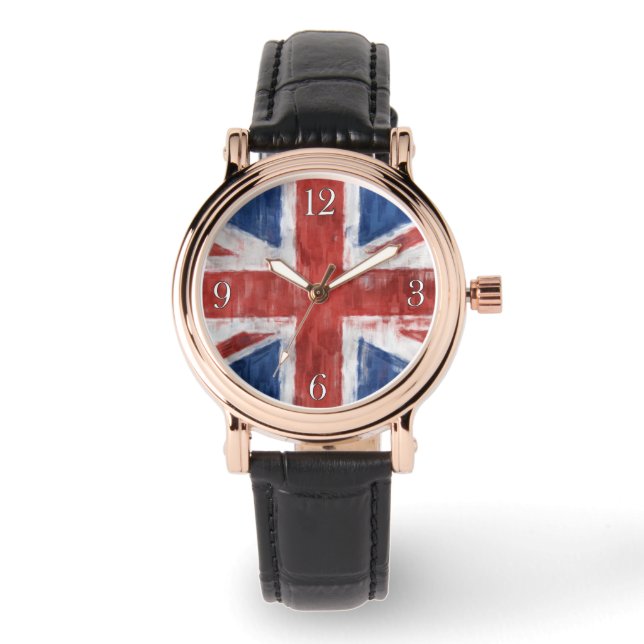 Montre Drapeau de l'Union britannique Patriotic Wristwatc (Recto)