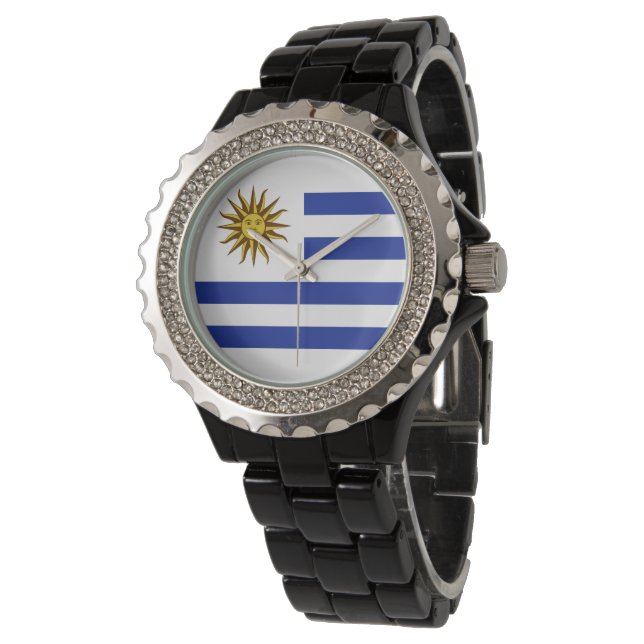 Montre drapeau de l'Uruguay (Incliné)