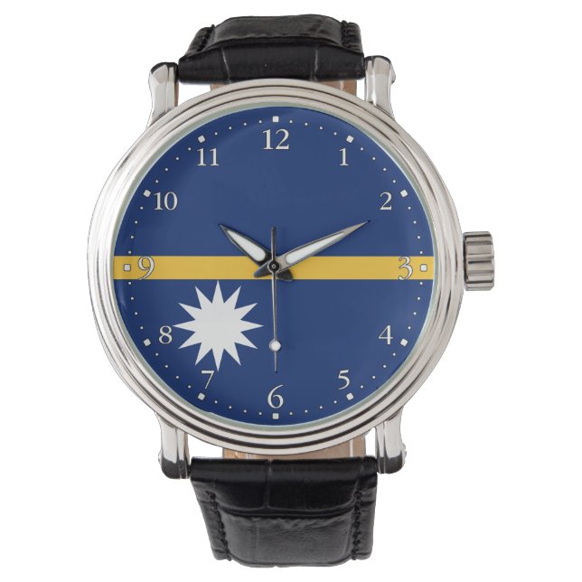 Montre Drapeau de Nauru (devant)