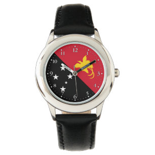 Montre Drapeau de Papouasie-Nouvelle-Guinée