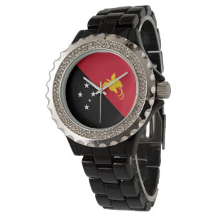 Montre Drapeau de Papouasie-Nouvelle-Guinée