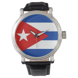 Montre drapeau de pays Cuba