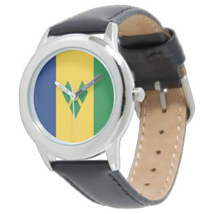 Montre Drapeau de Saint-Vincent-et-les Grenadines Vincy