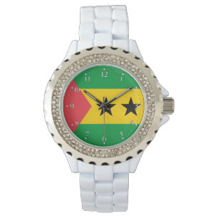 Montre Drapeau de Sao Tomé-et-Principe