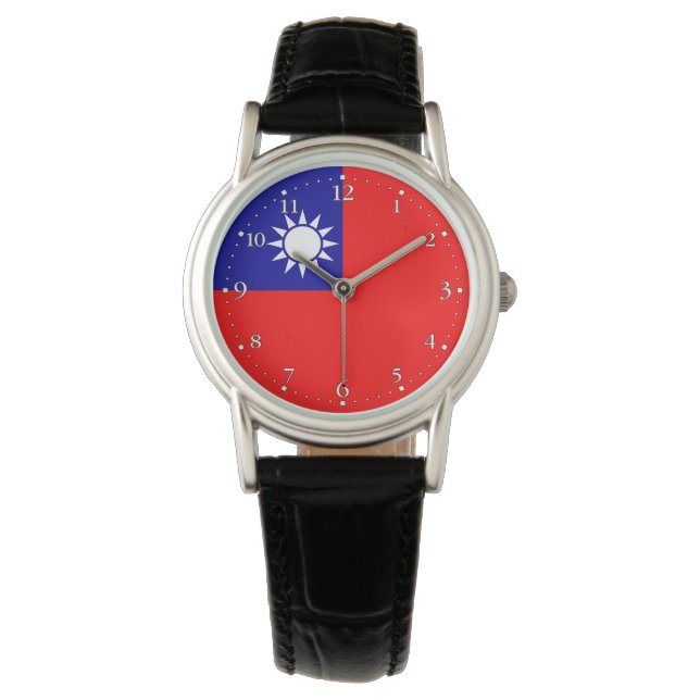 Montre Drapeau de Taïwan (devant)