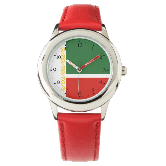 Montre Drapeau de Tchétchénie (devant)
