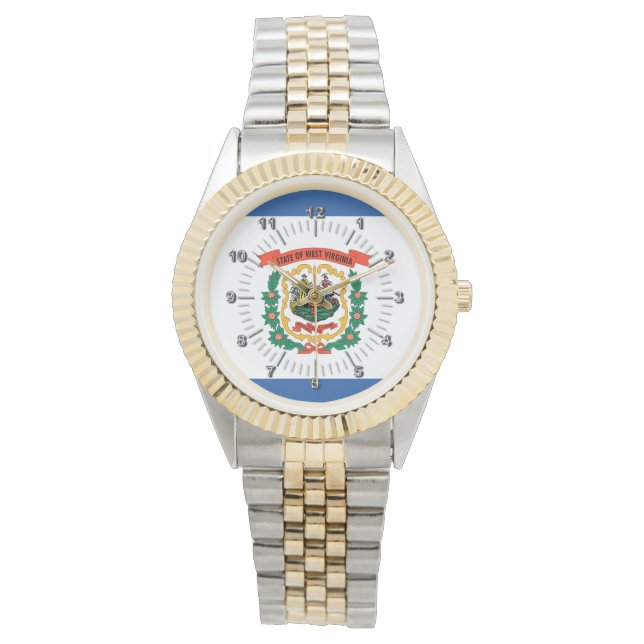Montre Drapeau de Virginie occidentale (devant)
