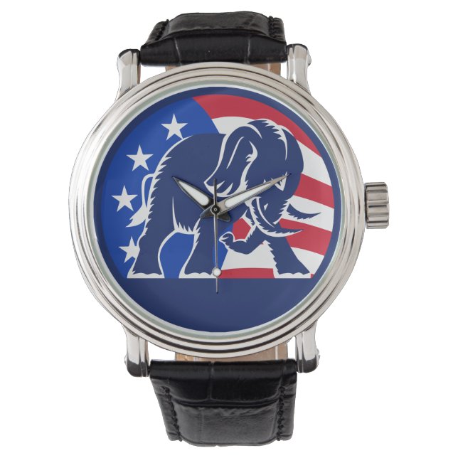 Montre Drapeau d'éléphant républicain (devant)