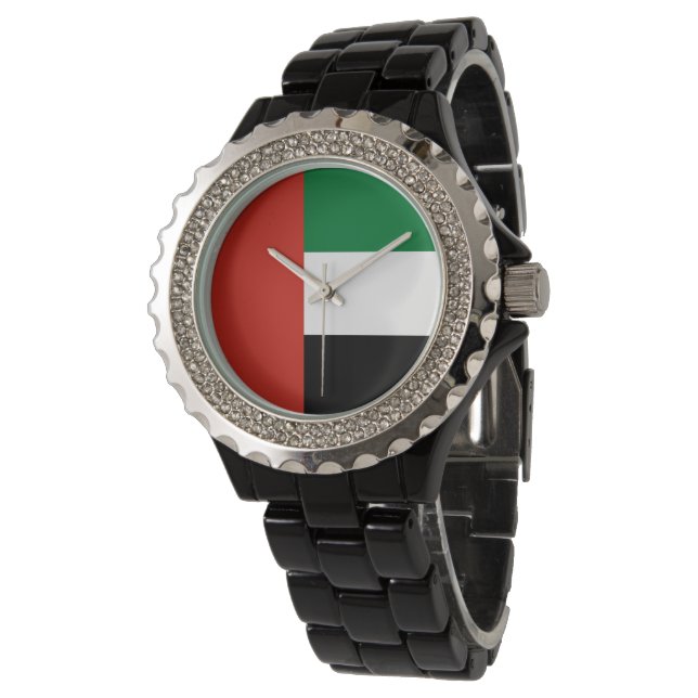 Montre Drapeau des Émirats arabes unis (Incliné)