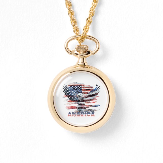 Montre Drapeau des États-Unis. Amérique (Recto)
