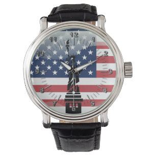 Montre Drapeau des États-Unis d'Amérique