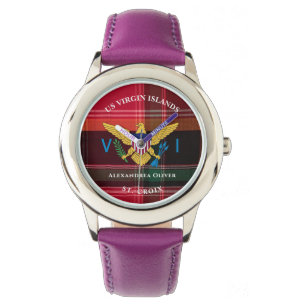 Montre Drapeau des îles Vierges américaines Ste Croix U
