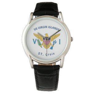 Montre Drapeau des îles Vierges américaines USVI St. Cr