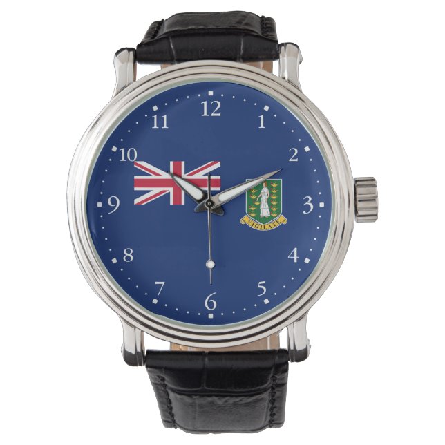 Montre Drapeau des îles Vierges britanniques (devant)