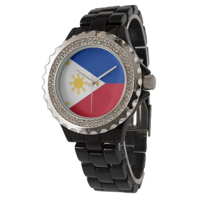 Montre drapeau des Philippines (Incliné)