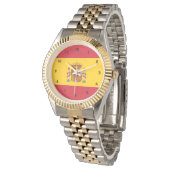 Montre drapeau d'espagne (Incliné)