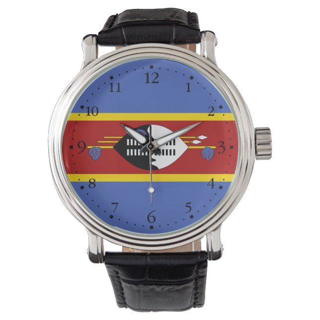 Montre Drapeau d'Eswatini (devant)