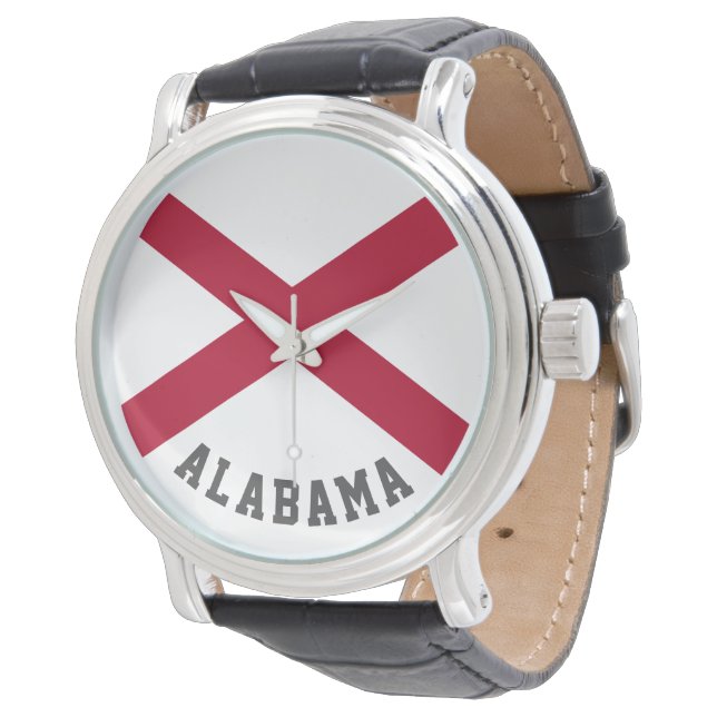 Montre Drapeau d'État de l'Alabama (Incliné)