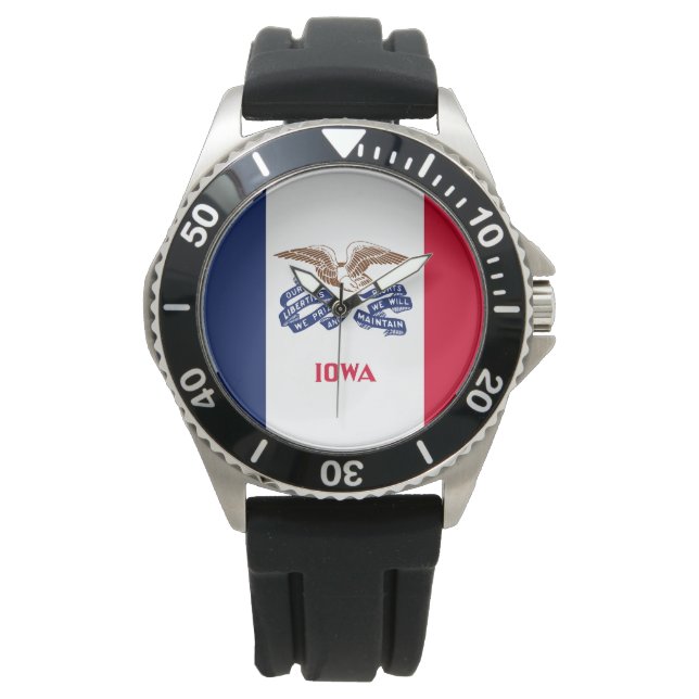 Montre Drapeau d'État de l'Iowa (devant)