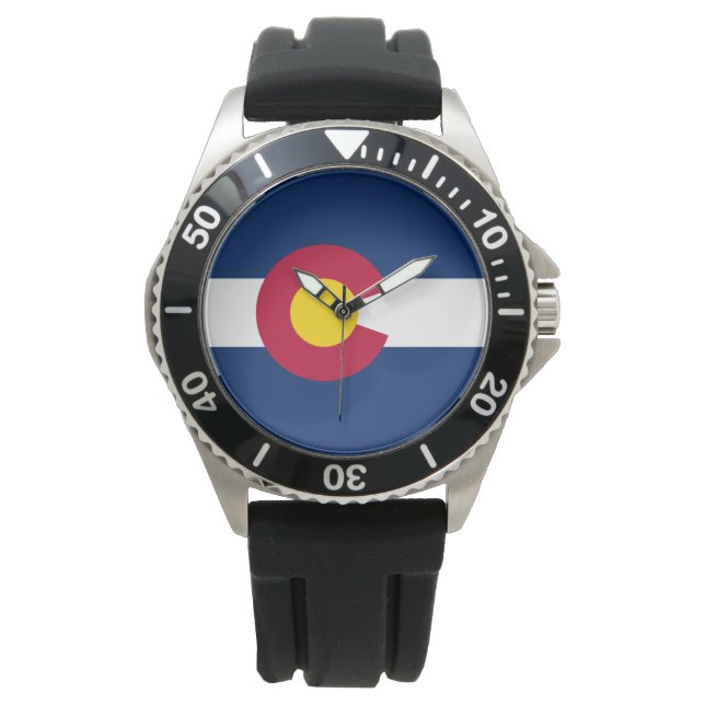 Montre Drapeau d'Etat du Colorado (devant)
