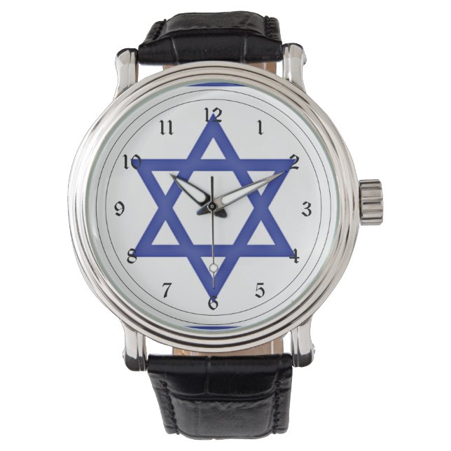 Montre Drapeau d'Israël (devant)