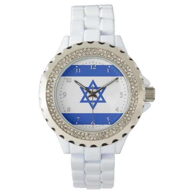 Montre Drapeau d'Israël (devant)
