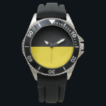 Montre Drapeau du Bade-Wurtemberg (État allemand)<br><div class="desc">Ce dessin est orné du drapeau du Bade-Wurtemberg, Etat du sud-ouest de l'Allemagne, à l'est du Rhin, qui forme la frontière avec la France. Le Bade-Wurtemberg est une république parlementaire et un Etat fédéré en partie souverain qui a été formé en 1952 par la fusion des Etats de Württemberg-Baden, du...</div>