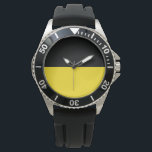 Montre Drapeau du Bade-Wurtemberg (État allemand)<br><div class="desc">Ce dessin est orné du drapeau du Bade-Wurtemberg, Etat du sud-ouest de l'Allemagne, à l'est du Rhin, qui forme la frontière avec la France. Le Bade-Wurtemberg est une république parlementaire et un Etat fédéré en partie souverain qui a été formé en 1952 par la fusion des Etats de Württemberg-Baden, du...</div>