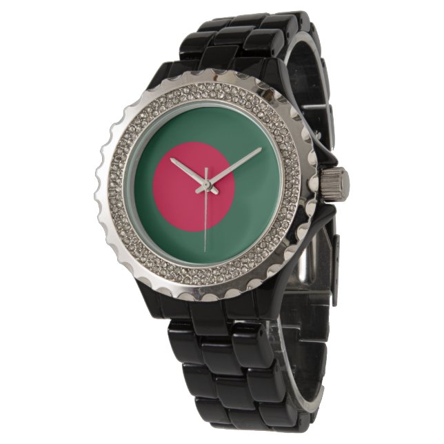 Montre Drapeau du Bangladesh (Incliné)
