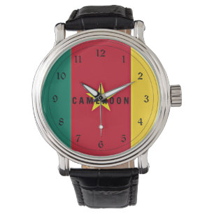 Montre Drapeau du Cameroun