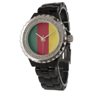 Montre drapeau du Cameroun