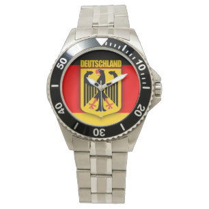 Montre Drapeau du Deutschland et manteau des bras