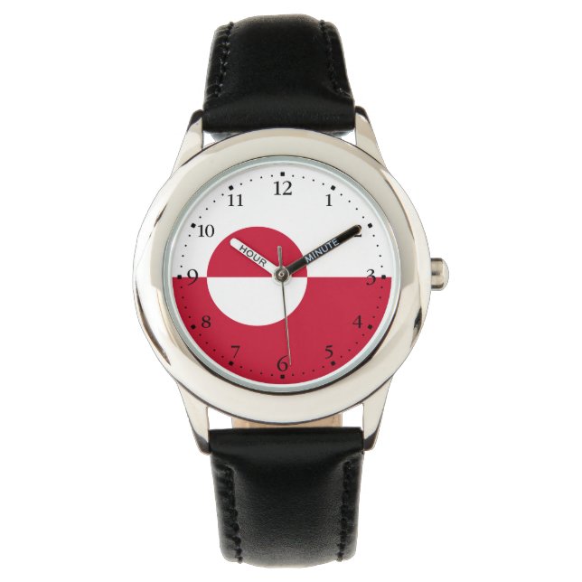 Montre Drapeau du Groenland (devant)