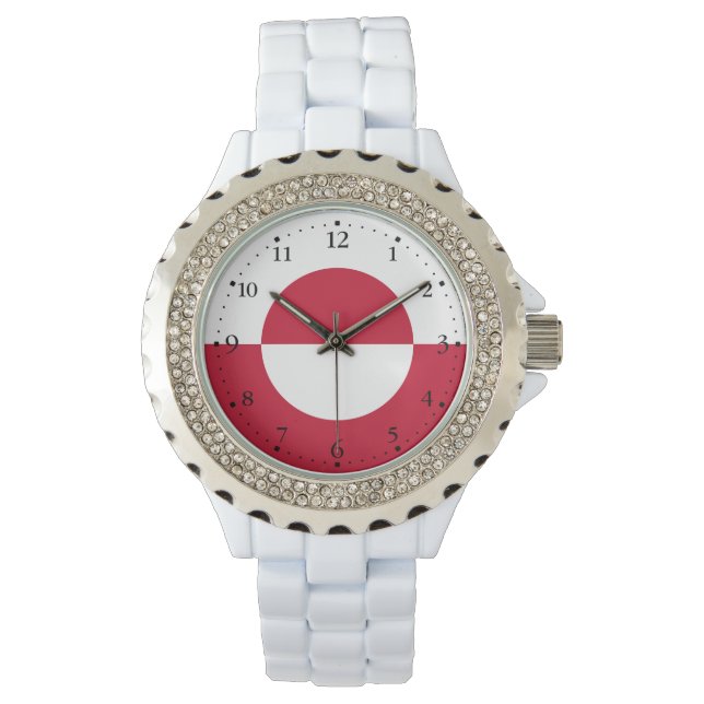 Montre Drapeau du Groenland (devant)