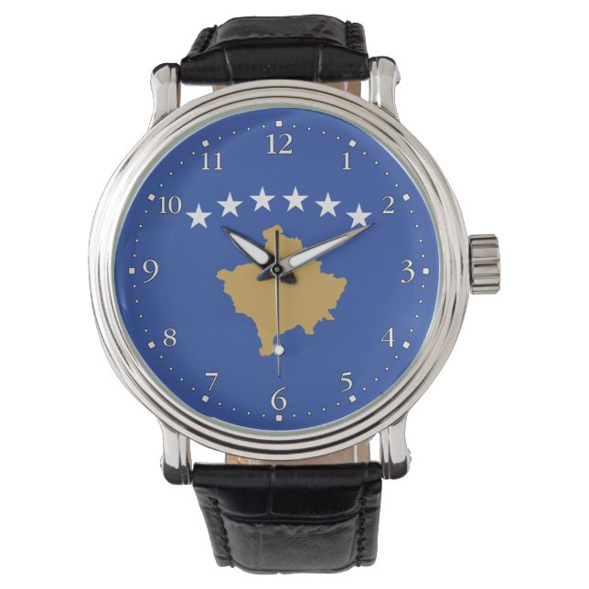 Montre Drapeau du Kosovo (devant)