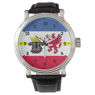 Montre Drapeau du Mecklembourg-Poméranie occidentale Mont