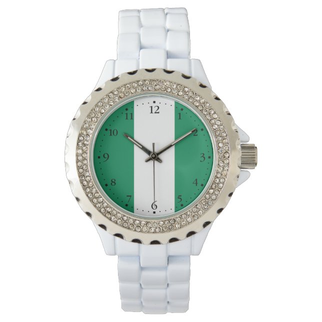 Montre Drapeau du Nigeria (devant)