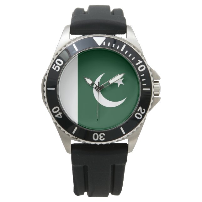 Montre Drapeau du Pakistan (devant)